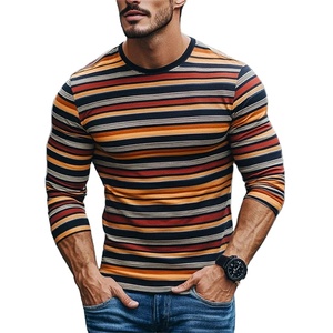 เสื้อยืดแขนยาวลายกราฟิกแนวย้อนยุคสำหรับผู้ชายแฟชั่นเรียบง่ายเสื้อยืดพิมพ์ลาย3D ฤดูใบไม้ผลิฤดูใบไม้ร่วงเสื้อโอเวอร์ไซส์ลำลอง - Product Image 5