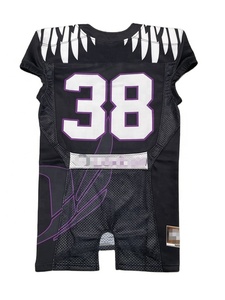 Maillot de football américain unisexe respirant à sublimation personnalisée grande taille uniforme pour adulte - Product Image 6