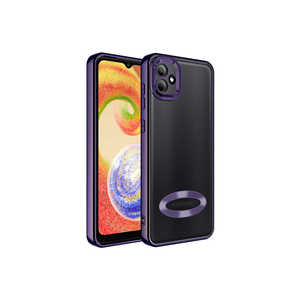 Coque de protection en silicone violet foncé Omega pour Samsung Galaxy A03 avec découpe de logo et protection de l'appareil photo, étui de téléphone blindé électroplaqué pour A55 - Product Image 1