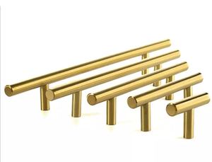 Poignées de meubles antiques modernes haut de gamme poignées de tiroir en acier inoxydable en laiton de qualité portes en verre en bois aluminium - Product Image 4