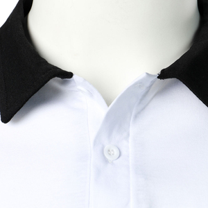 Camiseta Polo de algodón de alta calidad con tela transpirable de secado rápido estilo casual y talla grande para hombres - Product Image 3