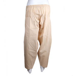 Shalwar en coton pour femmes - Camel - Product Image 3