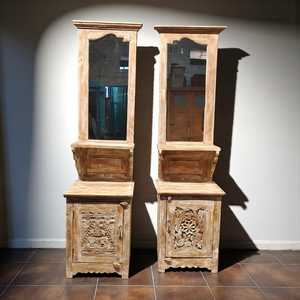 Solid Wood Dresser <b>Table</b> <b>Foldable</b> Modern Design Bedroom Furniture for Home for Dining Living Room Use - Product Image 2