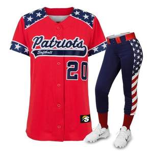 Nouvel uniforme de baseball sur mesure en gros, style personnalisé, haute qualité, vêtements de baseball et de softball sur mesure, uniforme de baseball 100% polyester - Product Image 2