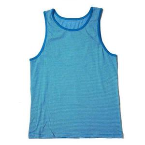 Camisetas sin mangas transpirables Gimnasio Fitness Chaleco Ropa de hombre Tallas grandes Algodón Poliéster Diseño a rayas Cuello redondo Verano Camisetas sin mangas para hombre - Product Image 6