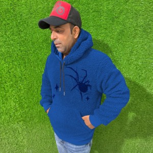 New Arrival Street Style Bulk Quantity <b>Sherpa</b> <b>Fleece</b> Hoodies <b>Men</b> / Customized Low MOQ Best Quality Male <b>Sherpa</b> Hoodies for Sale - Product Image 4