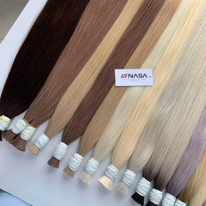 Venta al por mayor de alta calidad 100% Virgen vietnamita Extensiones de cabello humano en bruto personalizable Color de cabello natural a granel - Product Image 1