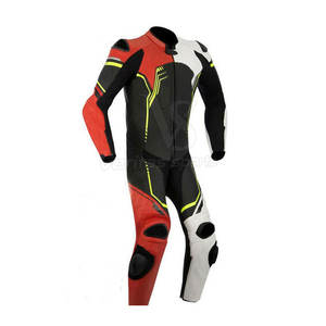 Combinaison de moto en cuir professionnelle personnalisée pour homme, vêtements de sport respirants, combinaison de course et de croisière, vêtements de course automobile et de moto - Product Image 6