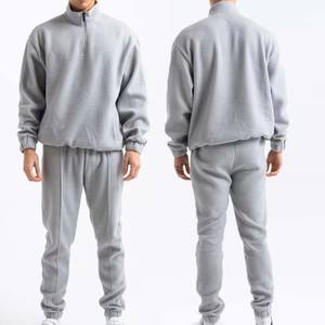 Conjunto Deportivo de Dos Piezas para Hombre con Logotipo Personalizado, Sudadera con Capucha y Pantalones de Chándal, Estilo Otoñal - Product Image 1