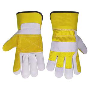 NEW Arrival Gants de travail en cuir Gréeur canadien Gants WOking Gants de sécurité en cuir de vache fendu Meilleure protection en main - Product Image 3