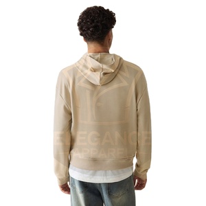 Sudaderas con capucha de estilo callejero para hombre, sudaderas de gran tamaño, moda personalizada, proveedor OEM/ODM en contraste de Color sólido, ropa para hombre con capucha - Product Image 3
