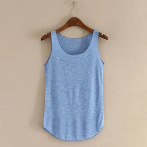 2024 camisetas sin mangas musculares de algodón negro para mujer sin tirantes de talla grande entrenamiento correr Fitness logotipo personalizado EE. UU. tamaño acanalado para mujer - Product Image 5