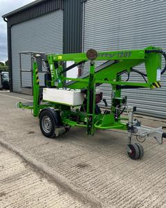 Plataforma elevadora diésel económica de 33.17m de altura de elevación, capacidad de 7000kg, tipo cherry picker, con control hidráulico. - Product Image 6