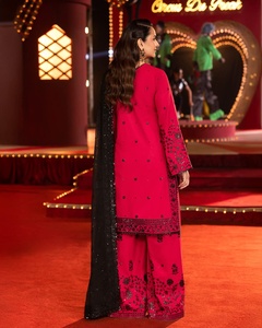 AJM Trade House 5580 Diseñador Étnico Paquistaní Mujeres Salwar Trajes Formal Seda Pesada Georgette para Fiestas - Product Image 2