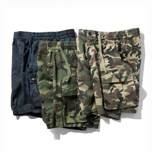 <b>Men's</b> Casual Camouflage <b>Cargo</b> Shorts Multifunctional Pockets Woven Outdoor <b>Camo</b> <b>Pants</b> for Plus Size Fashionable Patch Decoration - Product Image 1