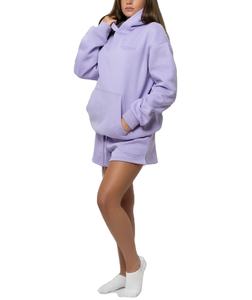 Conjunto de 2 Piezas con Logotipo Personalizado, Hombros Caídos, Conjunto Deportivo, Conjunto Oversize para Mujer, Conjunto de 2 Piezas para Mujer 2026 - Product Image 4