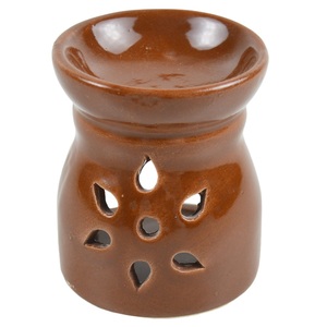 Porte-encens artisanal avec finitions noires brillantes, brûleur en céramique, décoration intérieure - Product Image 5
