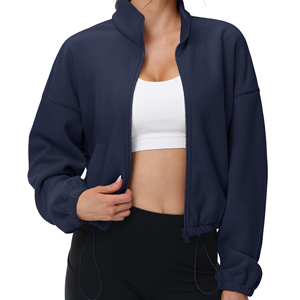 Veste de sport à manches longues pour femmes 2025, course à pied, gym, yoga, séchage rapide, respirante, fermeture éclair, coupe ajustée, haut de sport athlétique - Product Image 6