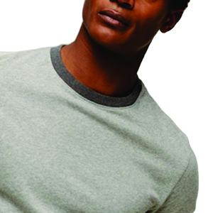 T-shirt Vintage Ringer personnalisé: poids lourd 230 g/m², 100% coton, motif patchwork unisexe à col rond pour homme - Product Image 4