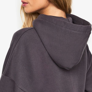 Sweat à capuche en polaire uni pour femme, coupe décontractée confortable, manches longues / Design tendance à prix avantageux pour les commandes en gros - Product Image 5