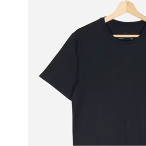 T-shirt basique en coton uni pour homme, toucher doux, prêt pour l'étiquetage privé, vente en gros - Product Image 6
