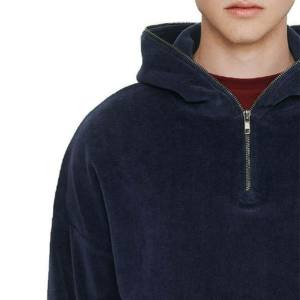 2025 meilleure vente nouveau style sweats à capuche en velours à la mode pour hommes et garçons 100% coton pour l'hiver prix de gros - Product Image 2