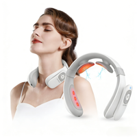 Masseur électrique pour le cou avec chaleur par impulsions Shiatsu pour soulager la douleur au cou et la relaxation musculaire, commande manuelle filaire