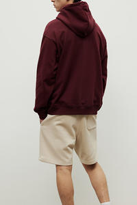 Vêtements actifs de luxe Cottonblend poignets élastiques sweat à capuche réglable pour hommes Premium hiver Streetwear classique hommes à capuche - Product Image 2