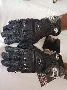 Botas de carreras de cuero para moto Guantes impermeables para moto Pantalla táctil Dedo completo Guantes de moto hechos de cuero de alta calidad - Product Image 3