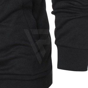 Sweat-shirts à capuche pour hommes sur mesure 2024, couleur unie, vêtements décontractés, uni, imprimé en relief, tissu thermique à capuche, 100% coton - Product Image 6