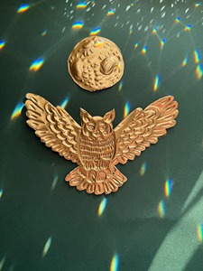 Adorno de Metal Dorado con Forma de Pájaros Hecho a Mano, Decoración para Colgar en el Árbol, Perfecto para el Árbol de Navidad, Festividades y Uso Durante Todo el Año, de la India - Product Image 4