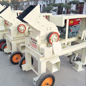Mini broyeur à <span class=keywords><strong>gravier</strong></span> Portable, broyeur à marteau Mobile à moteur Diesel, broyeur à marteau de béton de brique d'argile de charbon d'or - Product Image 5