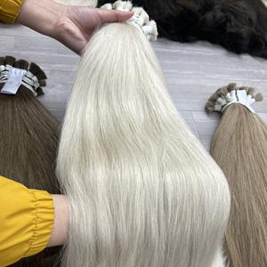 ผมมนุษย์แบบชาวรัสเซียทำจากผมชาวรัสเซียผมแท้นุ่มเต็มหนังศีรษะ - Product Image 5