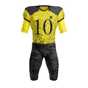 Prix de gros Vêtements de sport Uniforme de football américain Meilleure qualité Uniforme de football américain 100% polyester fabriqué au Pakistan - Product Image 2