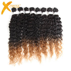 Nueva Extensión de Cabello Humano 9A al por Mayor, Mezcla Sintética de Doble Trama Teñida en Varios Colores, Incluye Ondas Naturales, Rizo Huevo y Rizo Birmano - Product Image 1