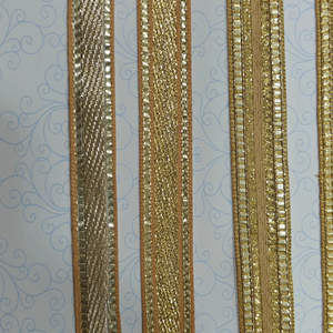 Bordures en dentelle de satin triées sur le volet pour les robes saris Largeurs personnalisées disponibles pour les fabricants de vêtements en gros - Product Image 1