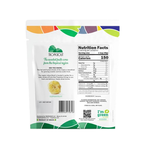 Chips de Plátano Liofilizados Naturales Tropickout, 100% Fruta, Veganos, Sin Gluten, Snack de Etiqueta Limpia - Product Image 3