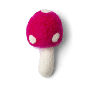 Nouvelle-zélande laine fait feutre champignon Montessori inspiré éducatif décor à la maison personnalisable enfants jouet peluche peluche jeune - Product Image 5