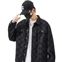 Veste en jean élégante pour hommes, tenue décontractée, vente en gros de veste en jean en coton de haute qualité pour hommes, veste en jean personnalisée pour hommes