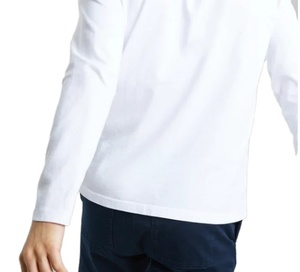 Camisetas de Manga Larga para Hombre, Personalizadas OEM, Unisex, Corte Regular, Algodón Premium con Spandex, Tejido de Punto, con Color y Logotipo Personalizables - Product Image 5
