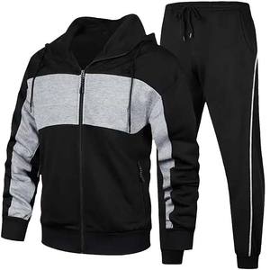 Long Sleeve Hooded Pullover <b>Thermal</b> Men's Gym Sweatshirt Plus Size Plain <b>Tracksuit</b> Embroidered for Running Puff Printing 2024 - Product Image 1