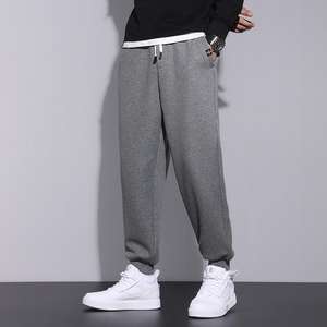 Pantalon de survêtement en polaire doublée Sherpa pour hommes, pantalon de survêtement chaud en laine épaisse thermique d'hiver - Product Image 3