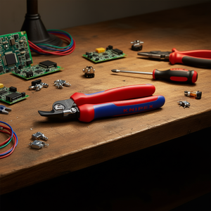 Cisailles à câbles Knipex avec poignées multi-composants, finition bruni, ouverture interne, ressort protégé et captif - Product Image 3