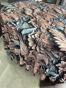 Mantel Floral de Tela No Tejida de Marca, Tamaño Personalizado, Elegante Cubierta de Mesa Estampada para Comedor, Uso en Bodas y Hoteles - Product Image 4