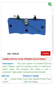 Jumbo <b>Watch</b> <b>Case</b> Opener GS 1991E for Jewelry Tools-Jewellery Tools - Product Image 2