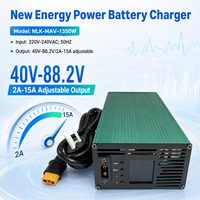 Unité de charge de batterie pour véhicule à énergie nouvelle 1350W, entrée 220V à 240V avec sortie réglable de 40V à 88,2V