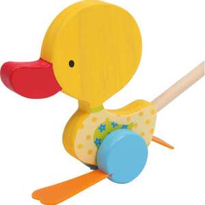 ของเล่นเป็ดเดินเตาะแตะขนาดเล็กพร้อมที่จับสำหรับเด็ก - Product Image 2