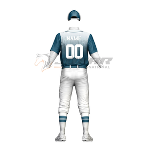 Ensemble d'uniformes de baseball personnalisés comprenant un maillot sublimé et un pantalon en tissu respirant évacuant l'humidité, idéal pour les matchs de ligue - Product Image 4