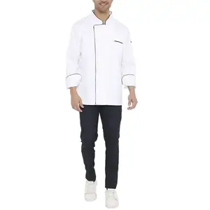 Professional Men's Chef <b>Uniform</b> Unique Kitchen Wear with Heat Resistance for <b>Restaurants</b> and Hotels Factory Direct Sale - Product Image 1