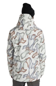 Men's Winter Waterproof <b>Soft</b> <b>Shell</b> Bomber <b>Jackets</b> Customized Design Print <b>Hooded</b> High Street Casual Style Stand Collar - Product Image 5
